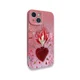 thumbnail image 3 of Funda de teléfono con diseño de corazón retro con llamas y amor para iPhone 16, 15, 14, 11, 12, 13 Pro Max, 11, funda de teléfono con diseño geométrico de animales en color rosa para iPhone XR MAX, 3 of 5