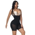 thumbnail image 4 of Ropa interior moldeadora de cuerpo con tirantes de cintura alta con cremallera en el interior del pecho para mujer con grasa abdominal de talla grande, 4 of 5