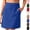 61# Blue, variant on Women's Tennis Athletic Skirts Lightweight High Waisted Golf Stretchy Mini Skirt Summer Casual Knee Length Skorts Skirts,Khaki,XL