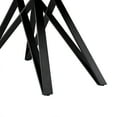 thumbnail image 7 of Armen Living Modena Dining Table in Matte Black Finish and Walnut Wood Top, 7 of 7