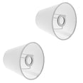 thumbnail image 1 of unbranded 2Pcs White Cloth Lamp Shade Cover for Floor Lamp in Home Users Simple Style, 1 of 6