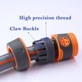 thumbnail image 4 of 3 uds 1/2 "3/4" adaptador de manguera de jardín conector rápido de 16mm con juntas de acoplador de agua de parada tubo de riego conectar extensor de reparación, 4 of 5