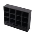 thumbnail image 3 of Vitrina en miniatura a escala 1/12, miniorganizador, vitrina para manualidades, con 12 cuadrículas. negro, 3 of 9