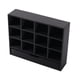 thumbnail image 4 of Caja divisoria de almacenamiento a escala 1:12, miniorganizador, vitrina, bandeja de simulación, diorama, escenario con 12 cuadrículas para mesa de negro, 4 of 9