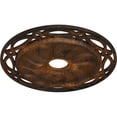 thumbnail image 3 of Ekena Millwork 26 5/8"OD x 4 1/2"ID x 1 3/8"P Loera Ceiling Medallion (Fits Canopies up to 6 1/4"), Hand-Painted Rust, 3 of 5