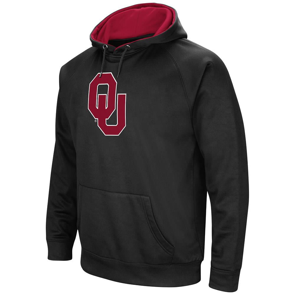 Mens Oklahoma Sooners Black Pull-over Hoodie by Colosseum