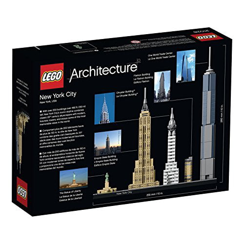 Champagne Vise dig Løft dig op LEGO Architecture New York City 21028 - Walmart.com