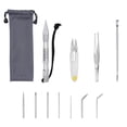thumbnail image 1 of Nudo Herramientas Paracaídas Costura Juego con Espiga, Cordones Agujas, Dobladas Agujas, Suavizado Herramienta, Plana Cabeza Aguja, Accesorios Plateado Tono, 1 of 6