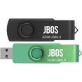 thumbnail image 1 of czcpp-32 Go Clé USB 2 Pack USB 2.0 Clé USB Super Haute Vitesse 32 Go USB pour Stockage et Partage de Date (2 Pcs, Noir Vert), 1 of 4