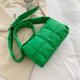 thumbnail image 5 of Bolsa Bolso acolchado de nailon y algodón para mujer, bandolera de color sólido (verde) Tmvgtek Para estrenar, 5 of 9