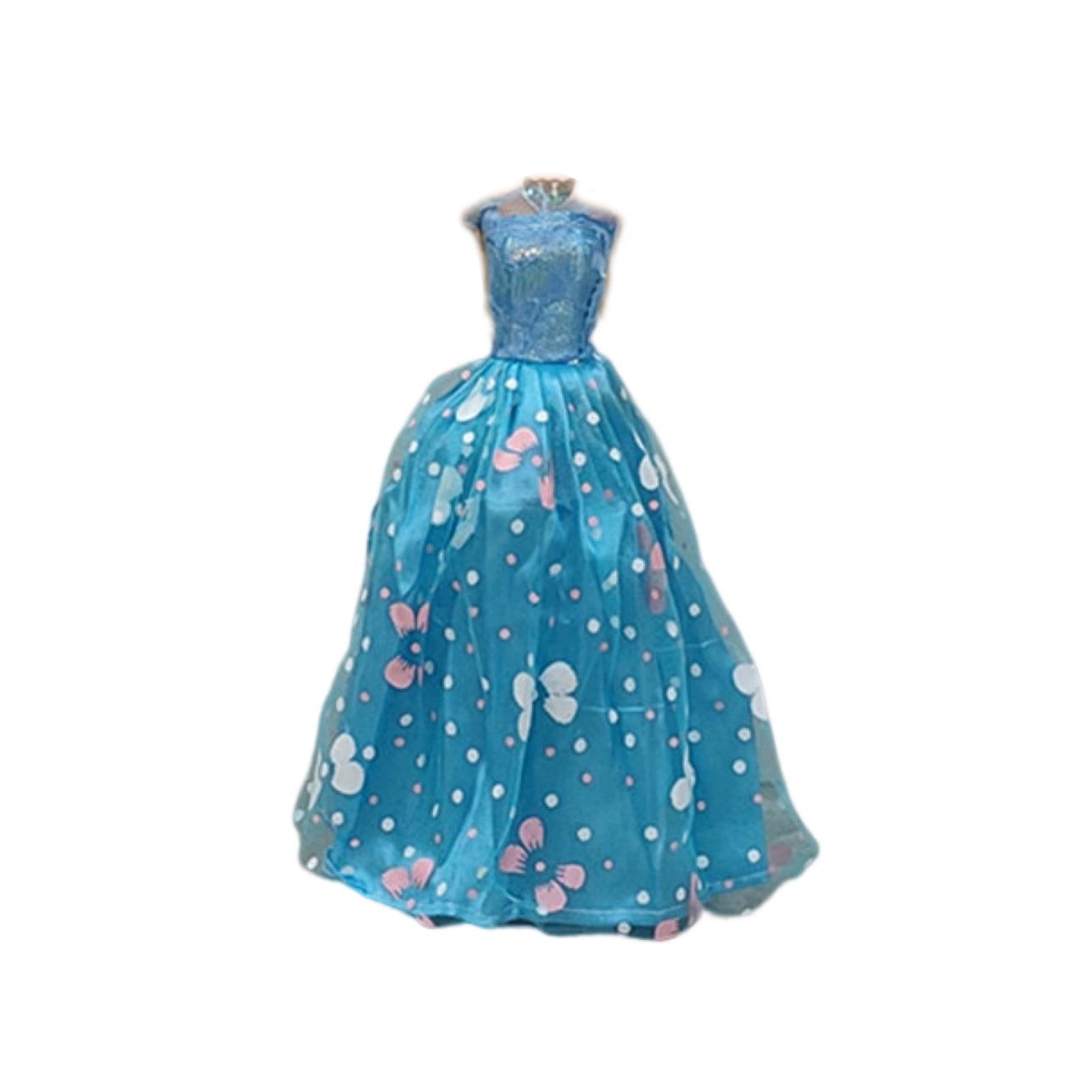 huanledash Doll Clothing Props Off Shoulder Big Hem Tearresistant