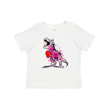 

Inktastic Valentine s Day Graffiti T-Rex with Heart Shaped Candy Box Gift Baby Boy or Baby Girl T-Shirt
