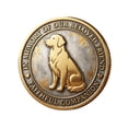 thumbnail image 2 of Commemorative Loyal Dog Adoption Keepsake Token With Velvet Bag, Collector Gift For Pet Owners, Tribute To Devotion And Memories, High Detail Craft, Unique Present For Adoption Anniversary, 2 of 7