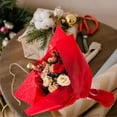 thumbnail image 3 of unbranded Material De Papel Floral Rojo Para Envoltura De Regalos Y Creativa, 3 of 5