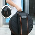 thumbnail image 6 of Compact 14in Snare Drum Bag Backpack Storage Bag Shoulder Bag Storage Case, 6 of 8