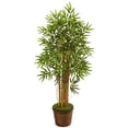 thumbnail image 1 of 4.5 Ft. Bambou Arbre dans la Planteuse de Corde Enroulée, 1 of 1