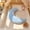 Blue, variant on Moon Spoon Body Pillow for Side Sleepers, Moon Shaped Full Body Pillow with Washable Cover, 70.8 In