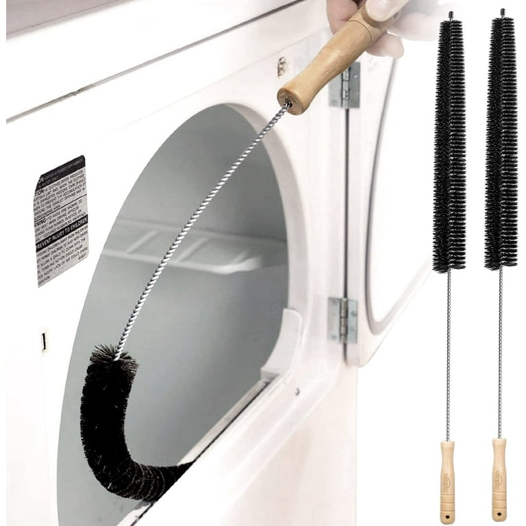 Extra long dryer clearance vent cleaning kit