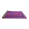 thumbnail image 2 of Ahgly Company Indoor Square Medallion Purple Traditional Area Rugs, 7' Square, 2 of 4