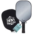 thumbnail image 1 of Palms-O-Aces Carbon Fiber Pickleball Paddles - Lightweight & Durable Pickleball Rackets For Adults - Enhanced Spin Texture - Toray 700 Graphite Pickleball Paddle - Cover Included, 1 of 3