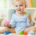LotFancy 8Pcs Bath Toys for Toddler Infant, No Hole Mold Free Sea