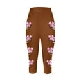thumbnail image 3 of WILLBEST Leggings Deportivos Informales con Estampado de Rugby para Mujer, Pantalones de Yoga de Cintura Alta, Mallas Capri Elásticas para Correr, Gimnasio Y Fitness (1986) Mediana, 3 of 3