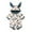 Z13-White, variant on Gunia Toddler Easter Outfit Girl Boys Long Sleeve Solid Rabbit Ear Romper Kids Set Leisure Girl Clothes Set Outfits 0-18 Months