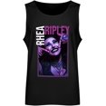 thumbnail image 4 of Rhea Ripley Men Hawaiian Sleeveless T-Shirts Graphic Custom Tees Shirts Summer Tank Tops for Men Cotton T-Shirts, 4 of 5