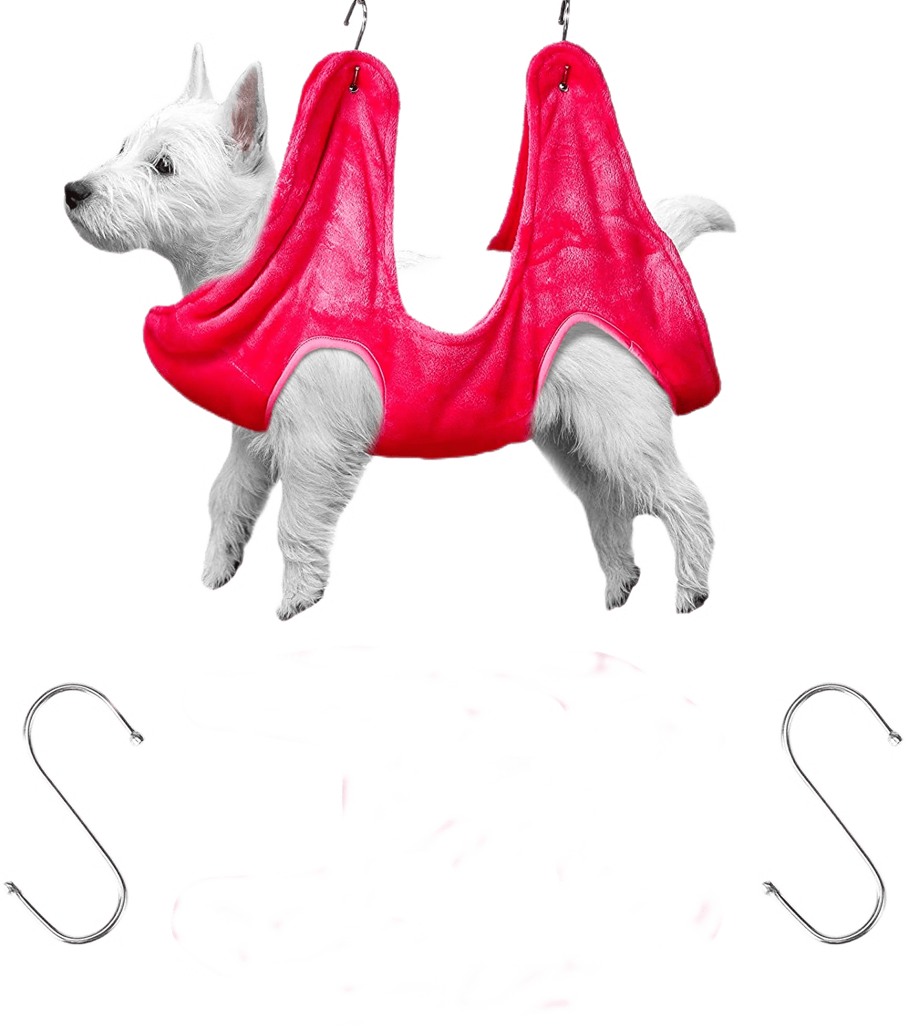 Shappy Dog Hammock Helper Towel Dog Grooming Hammock Pet Restraint Bag