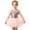 Pink, variant on Skirted Ballet Leotards for Girls Sleeveless Crew Neck, Leopard Print Mesh Party Wear Ballet Stage Show Tutu Dress Pink 5-6 Years