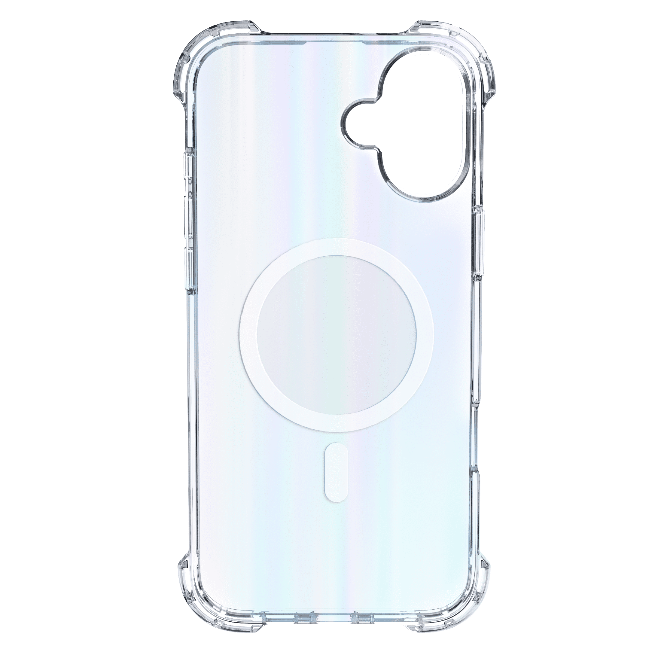 onn iPhone 16 Plus Case with MagSafe Magnet for Apple, Iridescent