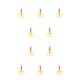 thumbnail image 1 of sweethay Alicates para cutículas de uñas, tijeras de acero inoxidable, recortador de cejas galvanoplastia, herramienta de recorte, pinzas para el pelo Rocíe Oro Rojo 10piezas sweethay CBP288392, 1 of 4