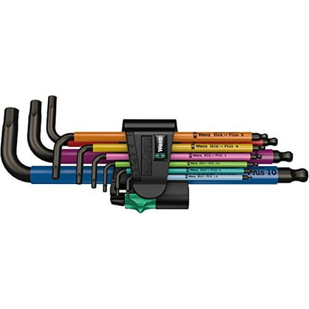 

05073593001 950 Spkl/9 Sm N Multicolor L-Key Set Metric Blacklaser 9 Pieces