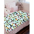 thumbnail image 5 of Yibo Dachshund Blanket Flannel Soft and Comfortable Anti-static Bed Sofa Blanket, 5 of 7
