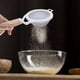 thumbnail image 4 of Aparatos de cocina, Accesorios de cocina, Utensilios de cocina, Herramientas de cocina, Suministros para hornear, Polvo, Hogar, Cocina, Filtro, Pantalla, Separador, Harina, Pastel, un tamiz, 4 of 6