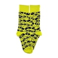 thumbnail image 3 of Alien Face Pattern Socks from the Sock Panda (Adult Small - Shoe Sizes 2-5), 3 of 7