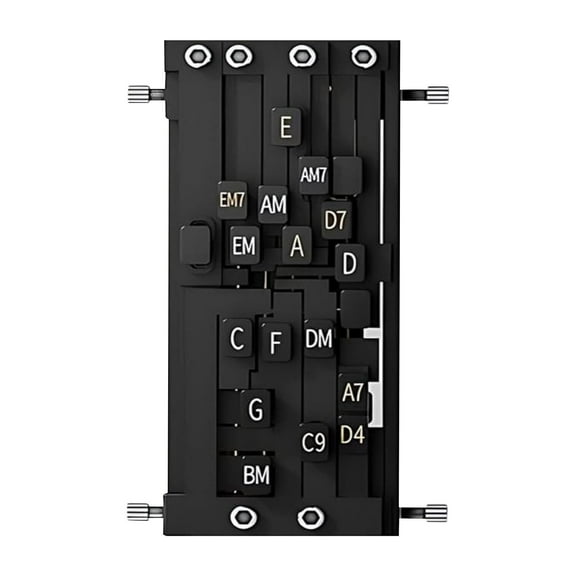 Guitar Chord Trainer Aid for Beginners | Automatic Press Keys Practice Tool | Folk Guitar Learning Accessory for Students & Novice Players