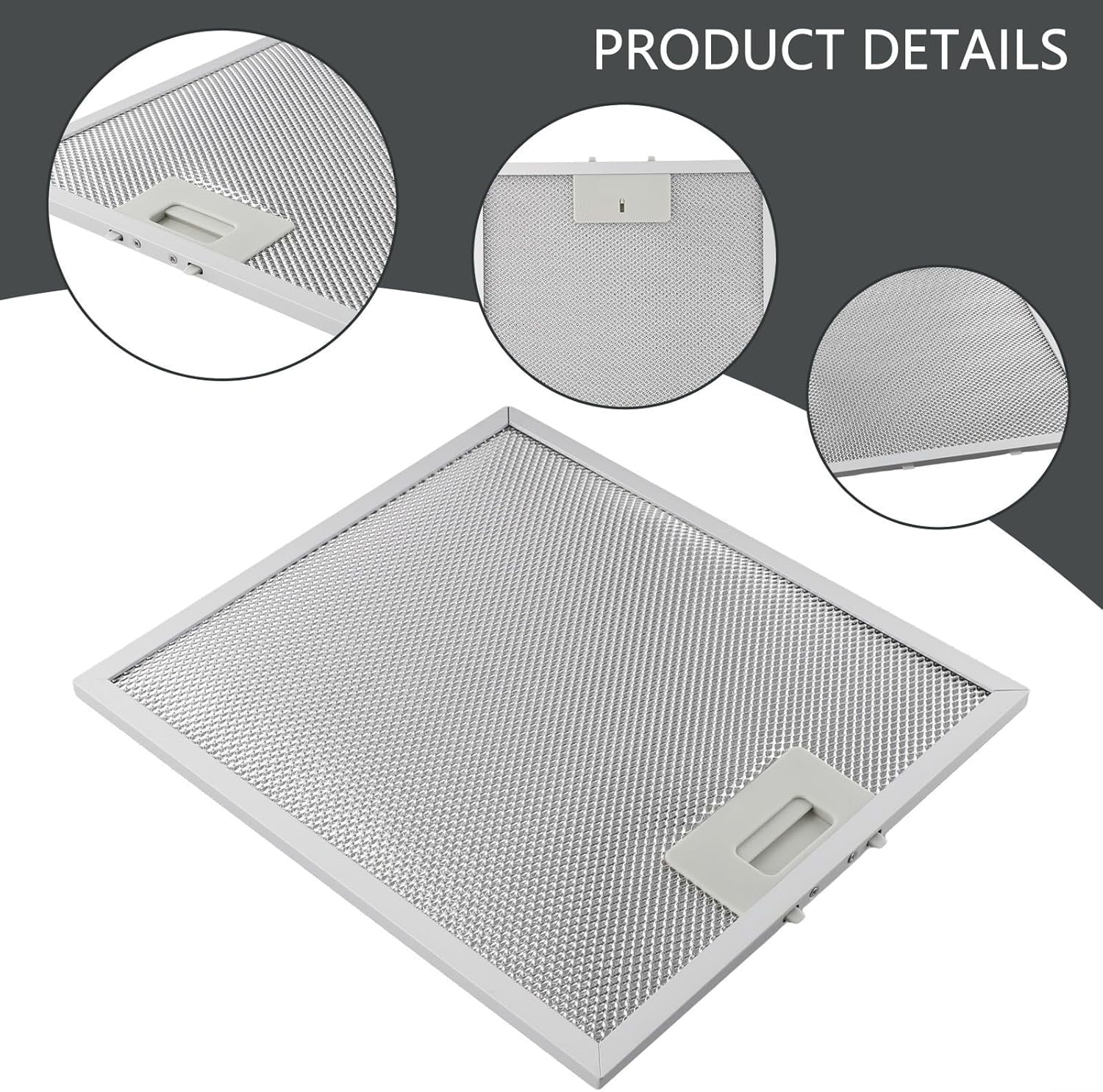 Stove Hood Vent Filter 12.01" X 10.51" Range Hood Filter Replacement For Ductless Exhaust Fan - Mesh Screen Filters Grease & Carbon Freshens Kitchen Oven Air 2-Pack