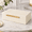 Beige+Gold Handles-11 in, variant on Beige Shagreen Box Faux Leather Decorative Boxes Keepsake And Memory Storwith Lids For Modern Home Decor Organizer
