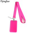 thumbnail image 1 of Pure Pink Color Anime Lanyard Badge Holder ID Card Lanyards Mobile Phone Rope Key Lanyard Neck Straps Keychain Key Ring Neck Strap Holder, 1 of 6