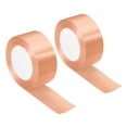 thumbnail image 1 of Unique Bargains 1.5 Inch Wide 24 Yards Satin Ribbon, 2 Pack Double Face Solid Crafts Roll for Party Home DIY Wrapping Decoration, Light Pink, 1 of 6