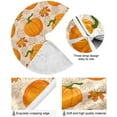 thumbnail image 2 of FMSHPON Thanksgiving Day PumpkinsAutumn Leaves Xmas Christmas Tree Skirt Stand Mat for Holiday Party Decoration Indoor Outdoor 36 inches, 2 of 6