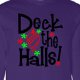 thumbnail image 4 of Inktastic Deck the Halls Christmas Ornament Long Sleeve T-Shirt, 4 of 5