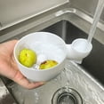 thumbnail image 2 of Shoreew Automatic Fruit Washer And Dryer Bowl 3D Printed Fruit Veggie Wash Basket Food Washing Spinner for Berries Salads, 2 of 7