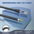 thumbnail image 2 of PGENDAR USB Type C Charge Cord Charging Cable Compatible with Xbox Series S/X and Xbox Elite Controller Series 2 Charging Cable,PS5 Controller Wire PS5, 2 of 4