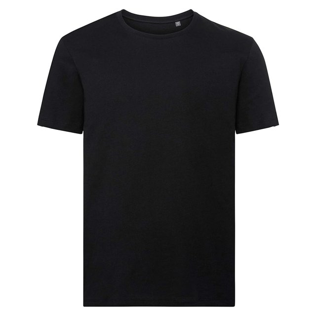 Russell - Camiseta Orgánica Pure Manga Corta Hombres (Negro)