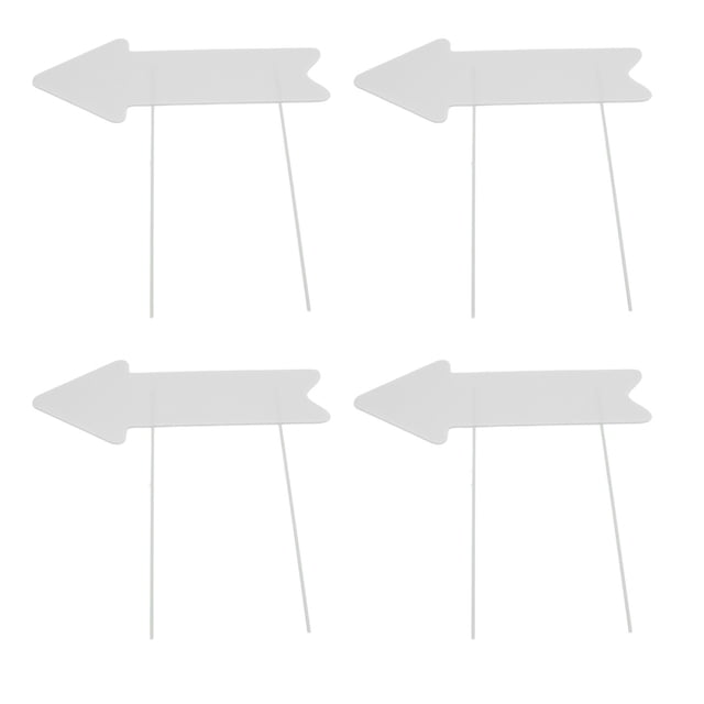 Señales De Flecha De Boda, Señales De Flecha En De Plástico Multifuncional Con Estacas De Doble Cara Para Decoración De Fiesta