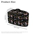 thumbnail image 6 of HELLHERO Travel Iron Holder Bag Protective Steam Iron Carrying Case Easy to Clean Christmas Tree Design(Bag Only), 6 of 6