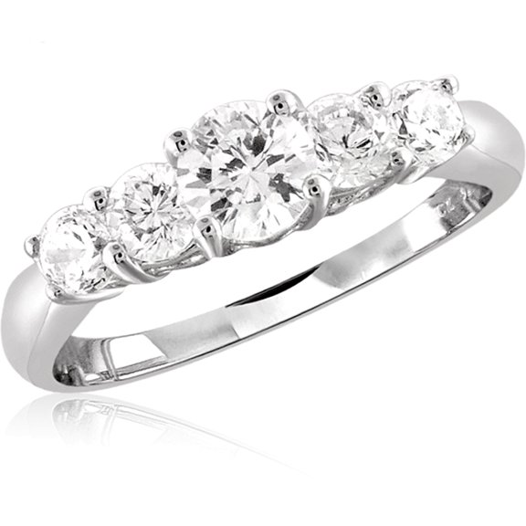 Diamonice 0.925 Sterling Silver 3.20 Carat White Cubic Zirconia Ring for Women | Cubic Zirconias for Everyday Womens Wear
