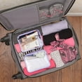 thumbnail image 5 of Clear Travel Toiletry Bag TSA Approved, FITDON 3PCS Portable Makeup Bag with Zipper Waterproof Quart Size Bag Carry on Airport Airline Compliant Bag, Purple, 5 of 7